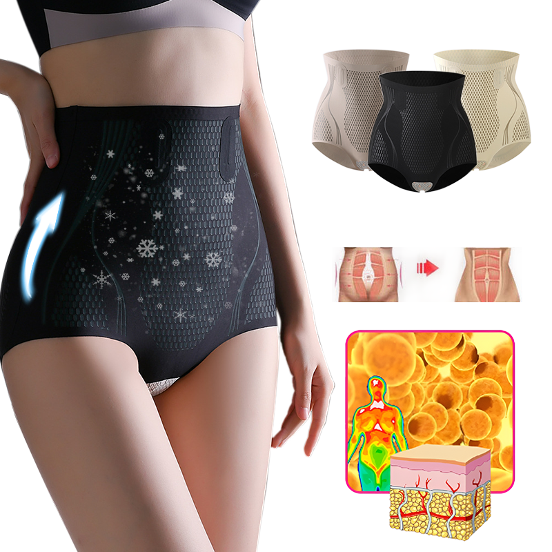 Last day sale 50% off🎁𝐁𝐚𝐢𝐜𝐥𝐨𝐮𝐝™ Fat Burning Ice Silk Ionic Fiber Shaping Shorts